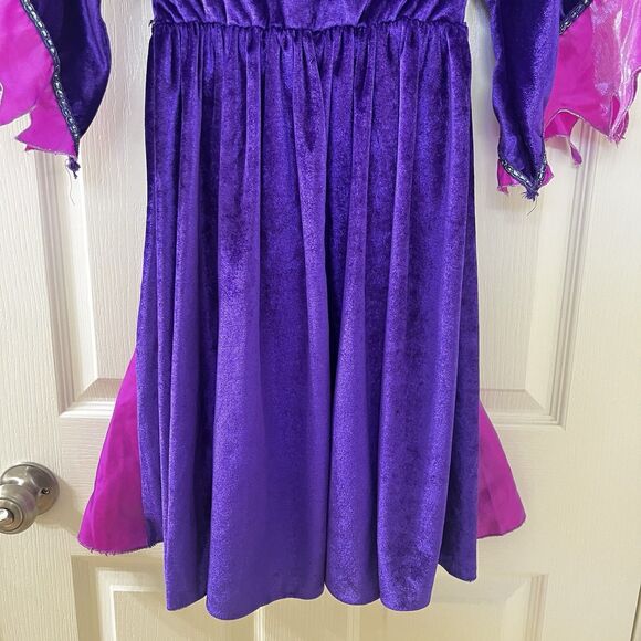 Disney Store Maleficent Halloween Costume DRESS ONLY Purple Pink Girls Size 4 - Picture 15 of 16